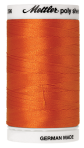 Polysheen decoratief borduurgaren dikte 40 klos 800m ORANJE 1102