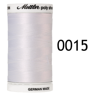 Polysheen decorative embroiderythread number 40 spool 800m WHITE