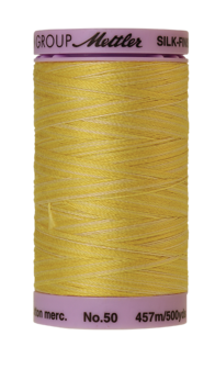 Katoenen naaigaren: Silk Finish Cotton multicolour dikte 50 457m klosje kleur 9859 - Amann Group Mettler