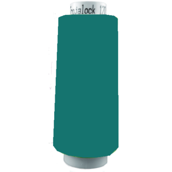 Trojalock petrol groen lockgaren 2500m per coon