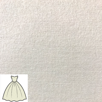 2-zijdig geruwde viscose bruidslaminaat offwhite fin2 OF 102 cm breed