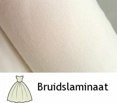 Stevige plakbare viscose bruidslaminaat