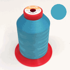 Serafil overlocking thread turquoise 5000m