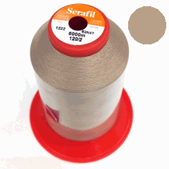 Amann Serafil overlocking thread sandstone size 120-2 (new code 180) 5000m bobbin