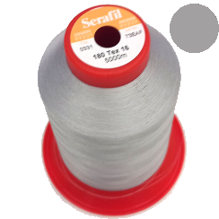 Serafil overlocking thread ash mist grey 120/2 (new coding 180) per spool 5000m