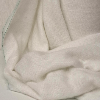 Watteline stretch volume knitted white 130cm wide