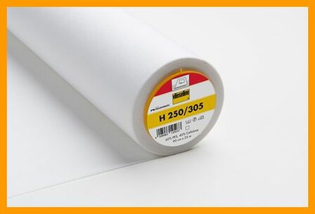 Vilene H250 white 25m roll
