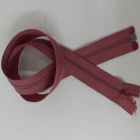 Open end (separating) plastic spiral zipper CLASSIC PINK 80cm size 5 OPTILON colour 3365