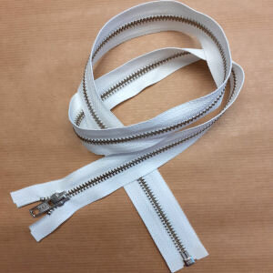 10 Zipper Lenzip Separating Vislon -Dbl Metal Locking Pull