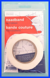 Naadband wit 12,5m