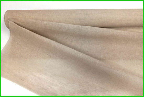Linen interlining (sew in) natural finish 3 eko 80cm wide - 71% linen  29% cotton