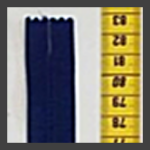 Invisible zip royal blue 80 cm long
