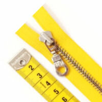 Broek-rokrits 20cm lang GEEL - niet deelbaar metaal grof maat 5 Optilon