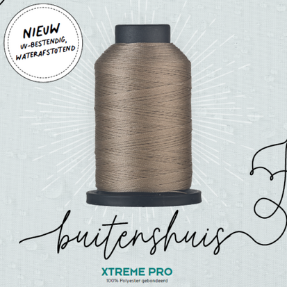 ZANDSTEEN BEIGE Xtreme Pro Naaigaren - UV bestendig en PFC-vrij water afstotend - hét garen voor extreme omstandighe