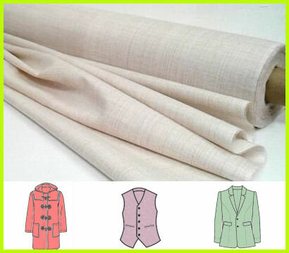 Natuurlijk plakdoek "Polyquick" beige 90 cm breed - gemaakt van viscose met katoen