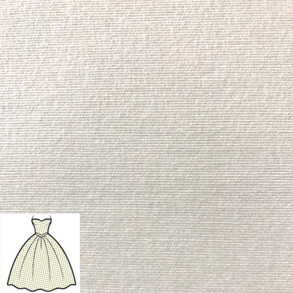 2-zijdig geruwde SOEPELE viscose bruidslaminaat offwhite finish 3 OF 100 cm breed
