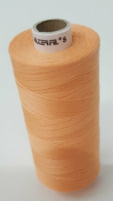 Alterfil S sewing thread and overlocking thread - with Anti-wrinkle coating for smooth seams - spool 1000m - SALMON colour 0537