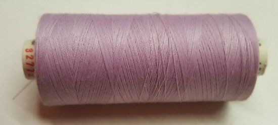 Alterfil S sewing thread and overlocking thread - with Anti-wrinkle coating for smooth seams - spool 1000m - WARM LILAC colour