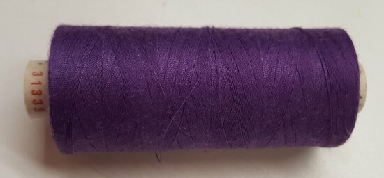 Alterfil S sewing thread and overlocking thread - with Anti-wrinkle coating for smooth seams - spool 1000m - PURPLE colour 3133