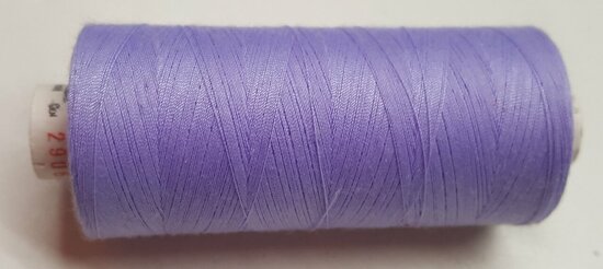 Alterfil S sewing thread and overlocking thread - with Anti-wrinkle coating for smooth seams - spool 1000m - COOL LILAC colour