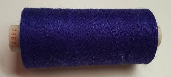Alterfil S sewing thread and overlocking thread - with Anti-wrinkle coating for smooth seams - spool 1000m - COBALT BLUE colour