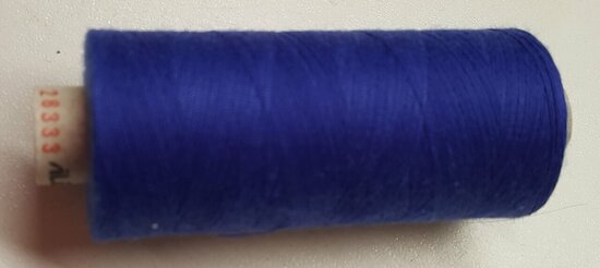 Alterfil S sewing thread and overlocking thread - with Anti-wrinkle coating for smooth seams - spool 1000m - COBALT BLUE colour