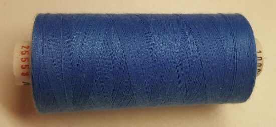 Alterfil S sewing thread and overlocking thread - with Anti-wrinkle coating for smooth seams - spool 1000m - TURQUOIS BLUE colo