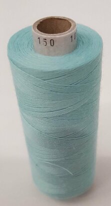 Alterfil S sewing thread and overlocking thread - with Anti-wrinkle coating for smooth seams - spool 1000m - LIGHT AQUA colour