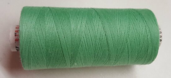 Alterfil S sewing thread and overlocking thread - with Anti-wrinkle coating for smooth seams - spool 1000m - LIGHT GREEN colour