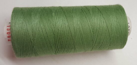 Alterfil S sewing thread and overlocking thread - with Anti-wrinkle coating for smooth seams - spool 1000m - PEAR GREEN colour 