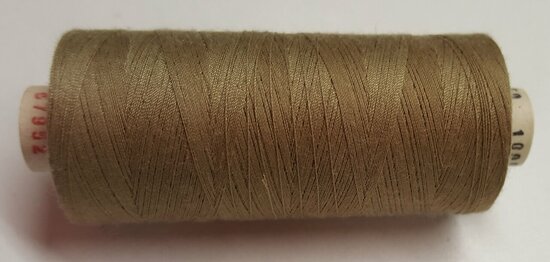 Alterfil S sewing thread and overlocking thread - with Anti-wrinkle coating for smooth seams - spool 1000m - OLD BRONZE colour 