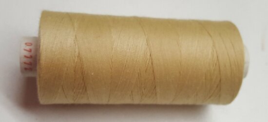 Alterfil S sewing thread and overlocking thread - with Anti-wrinkle coating for smooth seams - spool 1000m - SANDY BEIGE colour