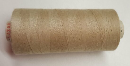 Alterfil S sewing thread and overlocking thread - with Anti-wrinkle coating for smooth seams - spool 1000m - BEIGE colour 08271