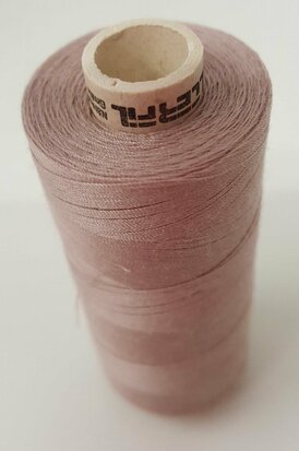 Alterfil S sewing thread and overlocking thread - with Anti-wrinkle coating for smooth seams - spool 1000m - OLD PINK colour 01
