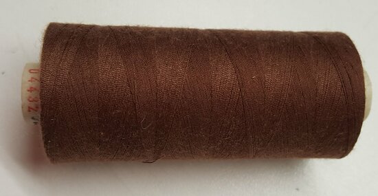 Alterfil S sewing thread and overlocking thread - with Anti-wrinkle coating for smooth seams - spool 1000m - CHOCOLATE BROWN co