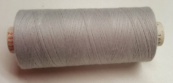 Alterfil S sewing thread and overlocking thread - with Anti-wrinkle coating for smooth seams - spool 1000m - LIGHT GREY colour 