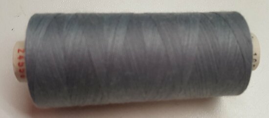 Alterfil S sewing thread and overlocking thread - with Anti-wrinkle coating for smooth seams - spool 1000m - WARM GREY colour 2