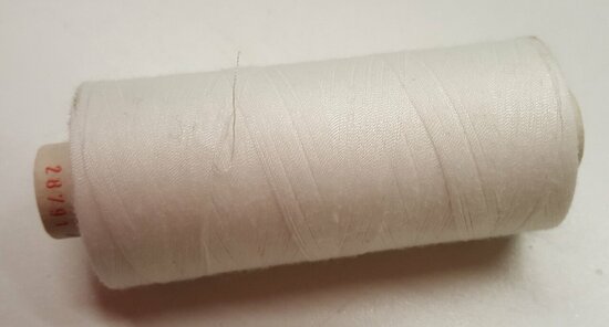 Alterfil S sewing thread and overlocking thread - with Anti-wrinkle coating for smooth seams - spool 1000m - WIT colour 28791