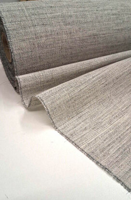 Soepele naaibare paardenhaardoek plastron beige 80 cm breed - kleermakerskwaliteit om mee te pikeren - finish 3-eko