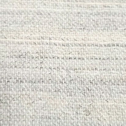 Soepele naaibare wolhaardoek naturel 80 cm breed