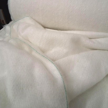 Watteline rekbaar volume breisel wit 130cm breed