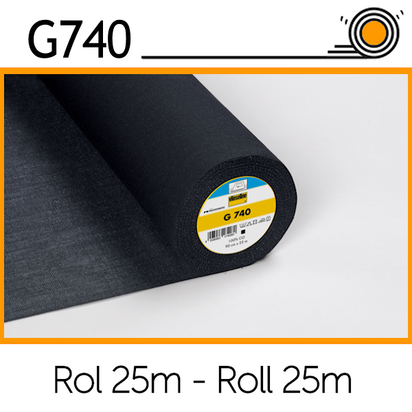 Vlieseline G740 ZWART