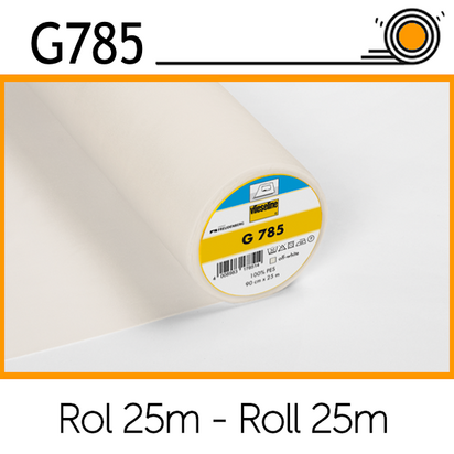 Vlieseline G785 wit rol 25m
