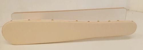 Mouwplank extra smal bovenaanzicht