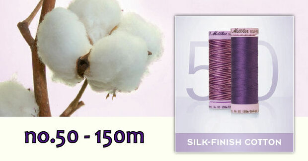 Silk Finish Cotton dikte 50