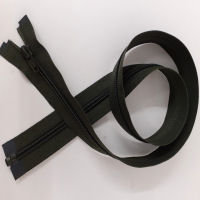 Open end (separating) plastic spiral zipper ARMY GREEN 80cm size 5 YKK