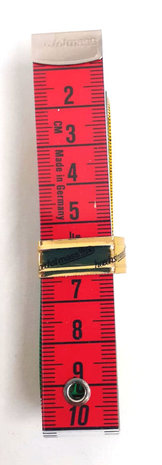Centimeter met 10cm verhard kunststof stukje