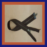 Tweeweg metalen antiek rits