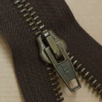 Tweeweg metalen antiek rits