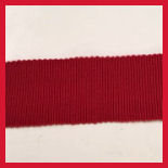 Ripsband rood 25mm viscose